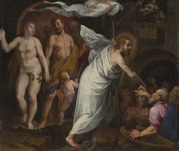 Pablo de Cespedes Descenso de Cristo al Limbo oil painting image